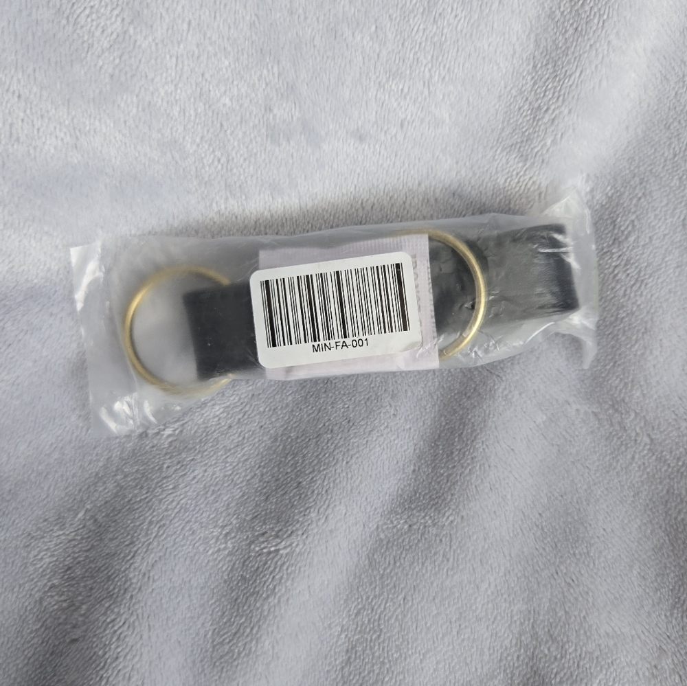 Gold and Black Double Key Chain